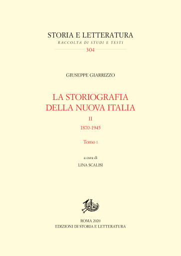 La storiografia della nuova Italia. II