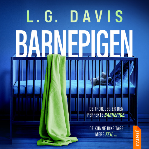 Portada del audiolibro «Barnepigen», de L.G. Davis