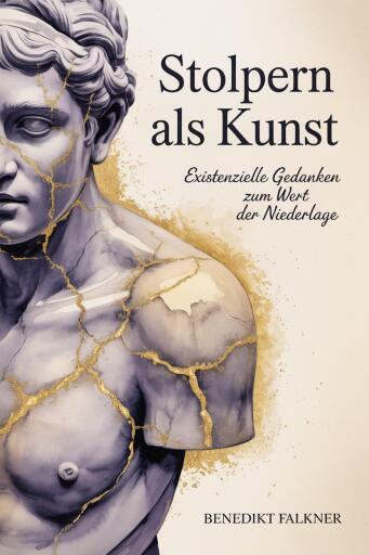 Portada del libro «Stolpern als Kunst», de Benedikt Falkner