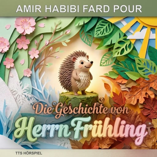Portada del audiolibro «Die Geschichte von Herrn Frühling», de Amir Habibi Fard Pour