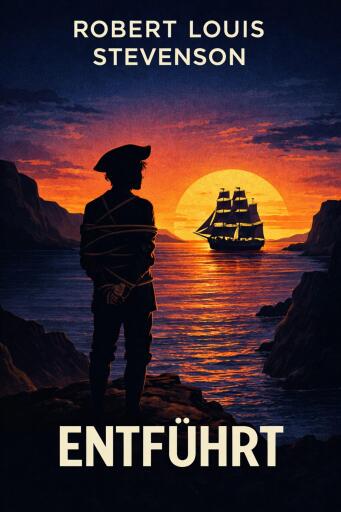 Portada del libro «Entführt», de Robert Louis Stevenson