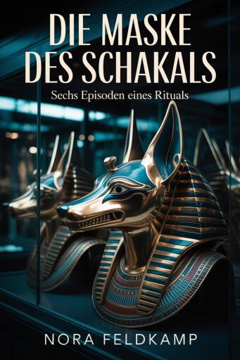 Portada del libro «Die Maske des Schakals», de Nora Feldkamp