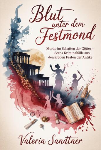 Portada del libro «Blut unter dem Festmond», de Valeria Sandtner