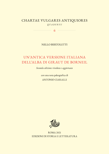 Un'antica versione italiana dell'alba di Giraut de Borneil