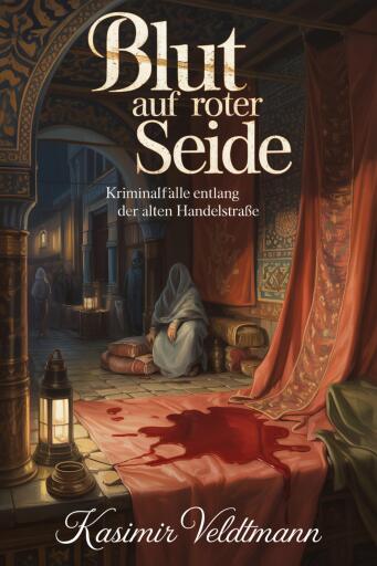 Portada del libro «Blut auf roter Seide», de Kasimir Veldtmann