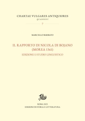 Il rapporto di Nicola di Bojano (Morea 1361)