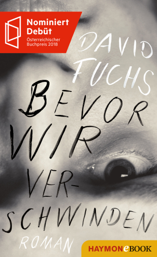 Portada del libro «Bevor wir verschwinden», de David Fuchs