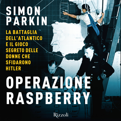 Portada del audiolibro «Operazione Raspberry», de Simon Parkin