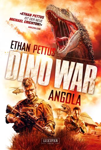 Portada del libro «DINO WAR: ANGOLA», de Ethan Pettus