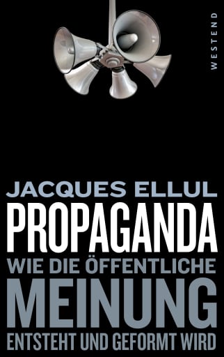 Portada del libro «Propaganda», de Jacques Ellul