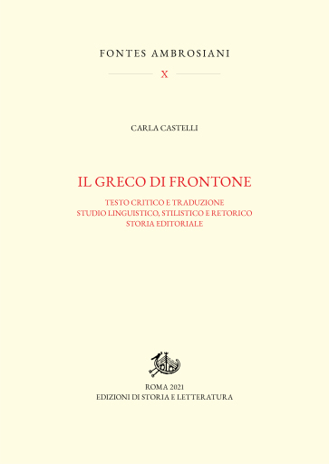 Il greco di Frontone