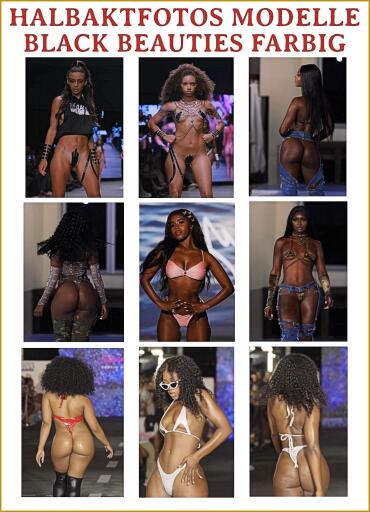 Portada del libro «187 Halbaktfotos Modelle Black Beauties Farbig.», de Otmar Trierweiler
