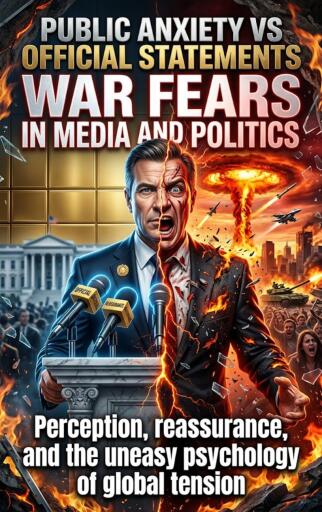 Public Anxiety vs Official Statements: War Fears in Media and Politics