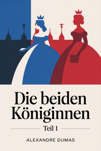 Portada del libro «Die beiden Königinnen», de Alexandre Dumas