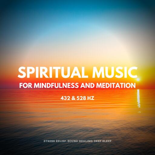 Portada del audiolibro «528Hz Solfeggio Sound Therapy: Spiritual Music For Mindfulness And Meditation (432 Hz and 528 Hz)», de Institute For Stress Relief