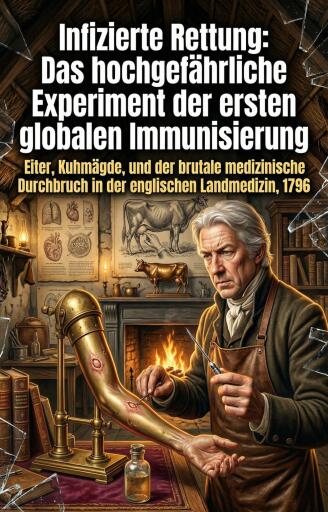 Portada del libro «Infizierte Rettung: Das hochgefährliche Experiment der ersten globalen Immunisierung», de Bastian Krauss