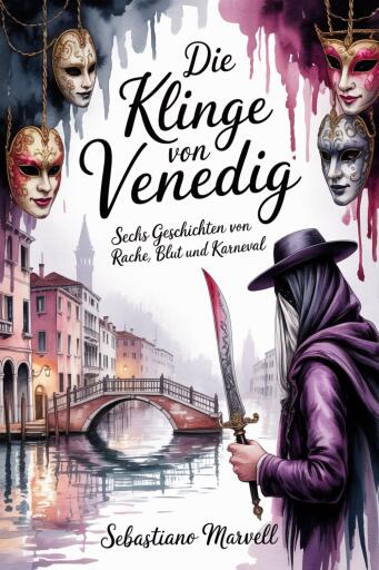 Portada del libro «Die Klinge von Venedig», de Sebastiano Marvell