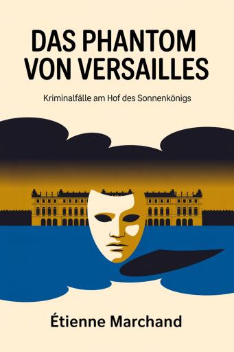 Portada del libro «Das Phantom von Versailles», de Étienne Marchand