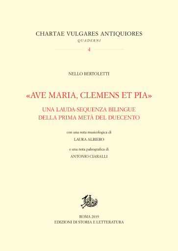 «Ave Maria, clemens et pia»