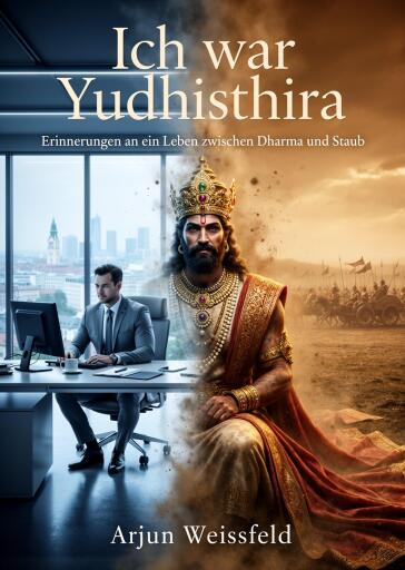Portada del libro «Ich war Yudhisthira», de Arjun Weissfeld