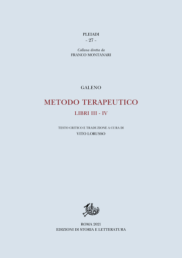 Portada del libro «Metodo terapeutico»