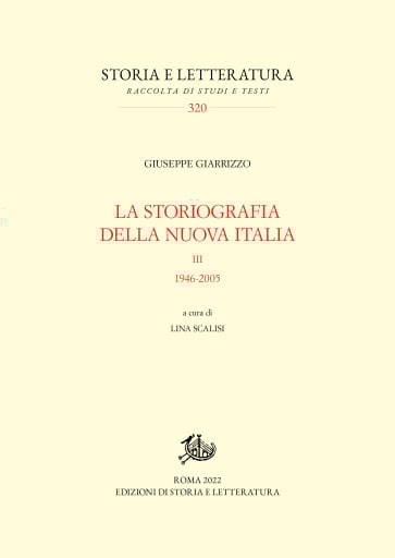 La storiografia della nuova Italia. III