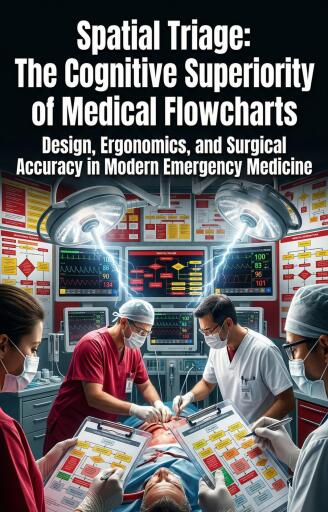 Spatial Triage: The Cognitive Superiority of Medical Flowcharts