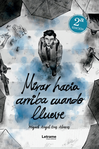 Mirar hacia arriba cuando llueve