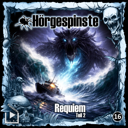 Portada del audiolibro «Hörgespinste 16 - Requiem Teil 2», de Hajo Bremer
