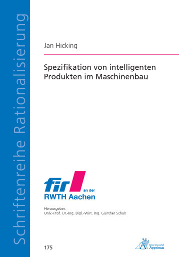 Spezifikation von intelligenten Produkten im Maschinenbau