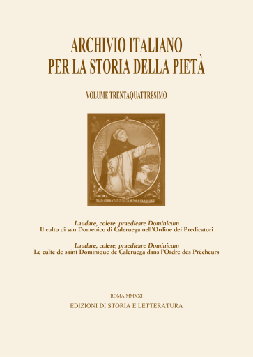 Portada del libro «Laudare, colere, praedicare Dominicum. Il culto di san Domenico di Caleruega nell'Ordine dei Predicatori», de Gianni Festa OP
