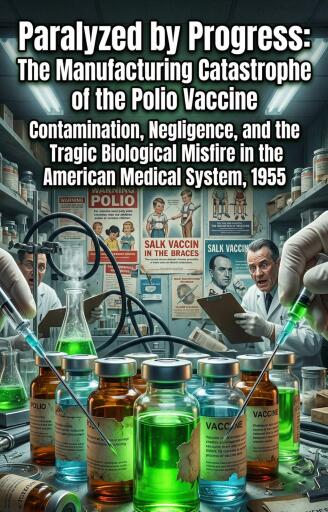 Portada del libro «Paralyzed by Progress: The Manufacturing Catastrophe of the Polio Vaccine», de Casey Wilson