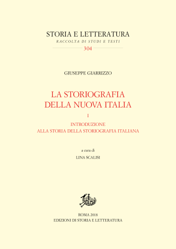 La storiografia della nuova Italia