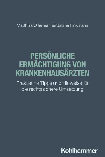 Persönliche Ermächtigung von Krankenhausärzten