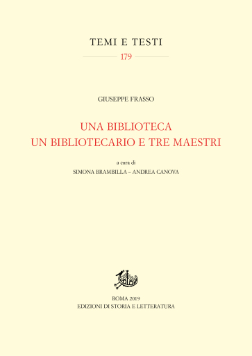 Una biblioteca, un bibliotecario e tre maestri