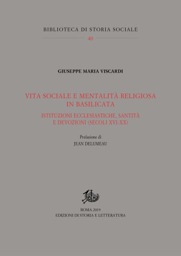 Vita sociale e mentalità religiosa in Basilicata
