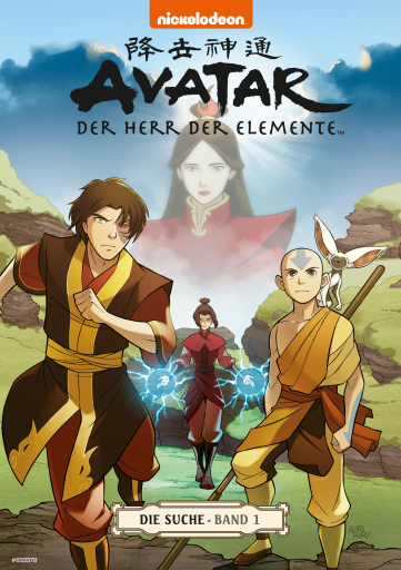 Portada del libro «Avatar - Der Herr der Elemente 5: Die Suche 1», de Gene Luen Yang