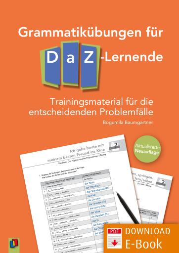 Portada del libro «Grammatikübungen für DaZ-Lernende», de Bogumila Baumgartner