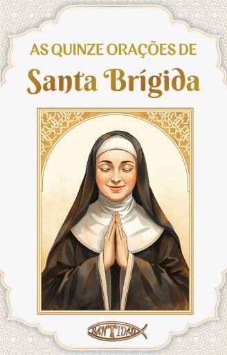 Portada del libro «As quinze Orações de Santa Brígida», de Santa Brígida