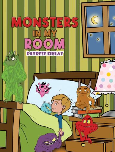 Portada del libro «Monsters in my Room», de Patrese Finlay