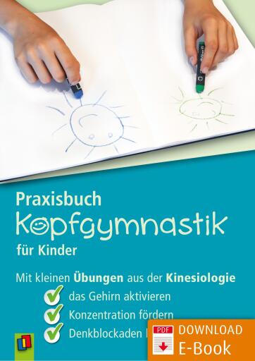 Portada del libro «Praxisbuch Kopfgymnastik für Kinder», de Ines Schubert