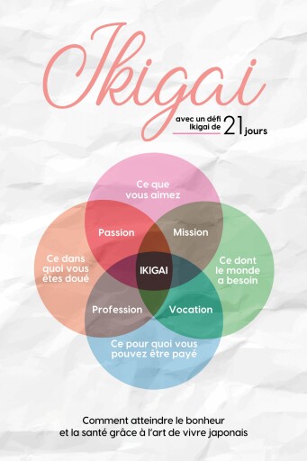 Ikigai : Comment atteindre le bonheur et la santé grâce à l'art de vivre japonais – avec un défi Ikigai de 21 jours