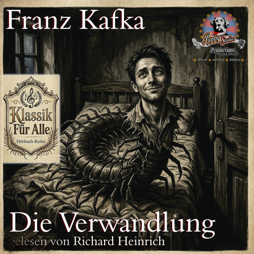 Portada del audiolibro «Die Verwandlung», de Franz Kafa