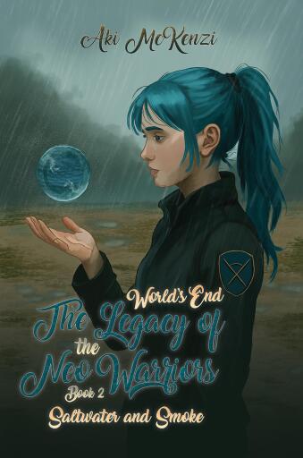 Portada del libro «Saltwater and Smoke», de Aki McKenzi
