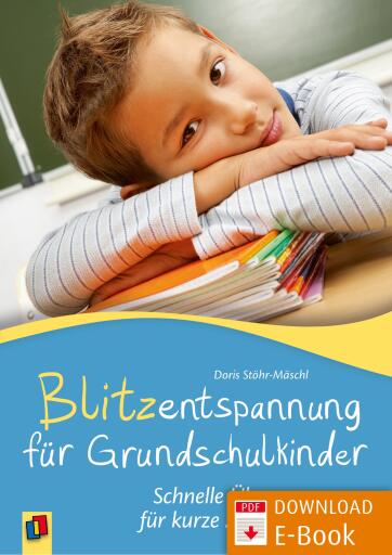 Portada del libro «Blitzentspannung für Grundschulkinder», de Doris Stöhr-Mäschl