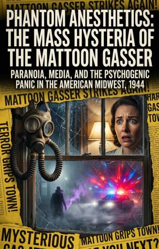 Portada del libro «Phantom Anesthetics: The Mass Hysteria of the Mattoon Gasser», de Jorge Warren