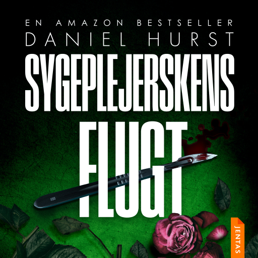 Portada del audiolibro «Sygeplejerskens flugt», de Daniel Hurst
