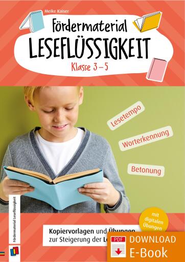 Portada del libro «Fördermaterial Leseflüssigkeit – Klasse 3 – 5», de Meike Kaiser
