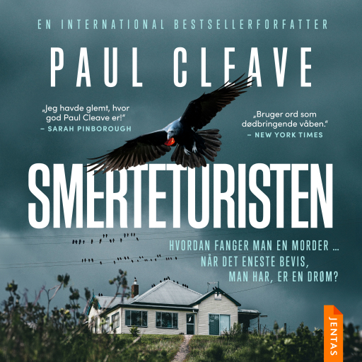 Portada del audiolibro «Smerteturisten», de Paul Cleave