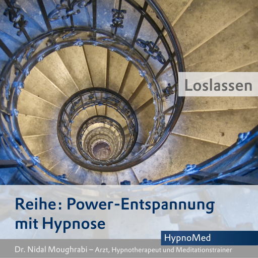 Portada del audiolibro «Power-Entspannung mit Hypnose: Loslassen», de Dr. Nidal Moughrabi